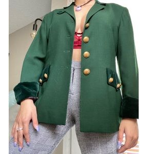 Vintage Green Blazer